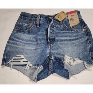 Levi's women's shorts 501 button fly W25''